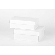 Pudełko 2 częściowe - 400x280x110 dwustronnie bielone, powlekane